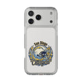 Chargers Clear Phone Case — San Diego Lightning Helmet Design